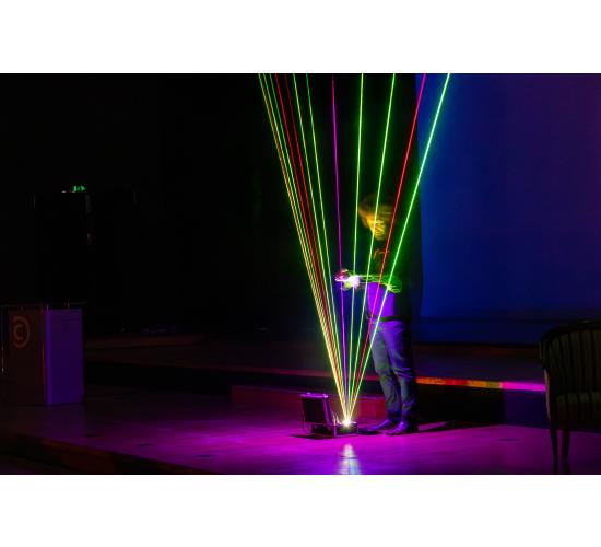 Janez Dovc laserska harfa