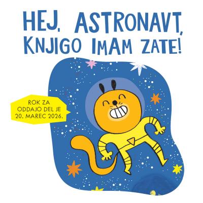 Bralna znacka Hej astronavt knjigo imam zate drobnarije 5